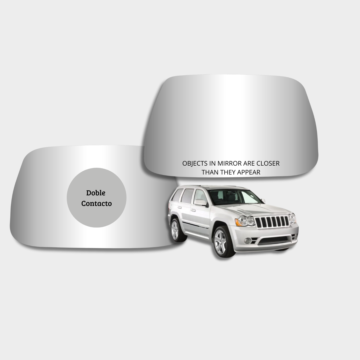 Espejo retrovisor Alternativo Panorámico Jeep Grand Cherokee Laredo 2005-2010 - AutoVidriosRobin