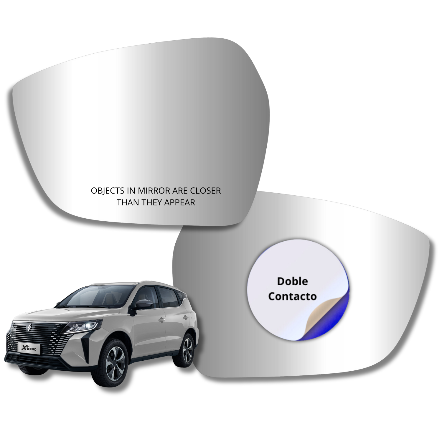 Espejo retrovisor Alternativo Panorámico c/Sensor Livan X6 2025-2027 - AutoVidriosRobin