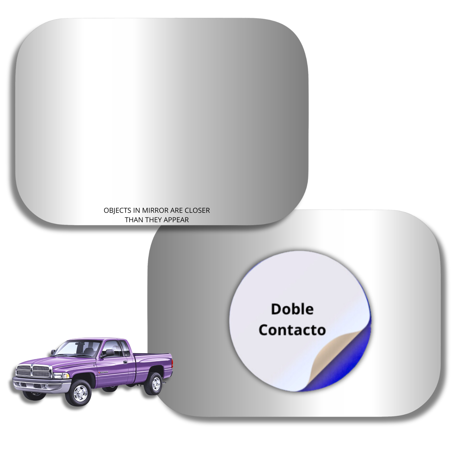 Espejo retrovisor Alternativo Panorámico Dodge Ram 1500 1994-2002 - AutoVidriosRobin