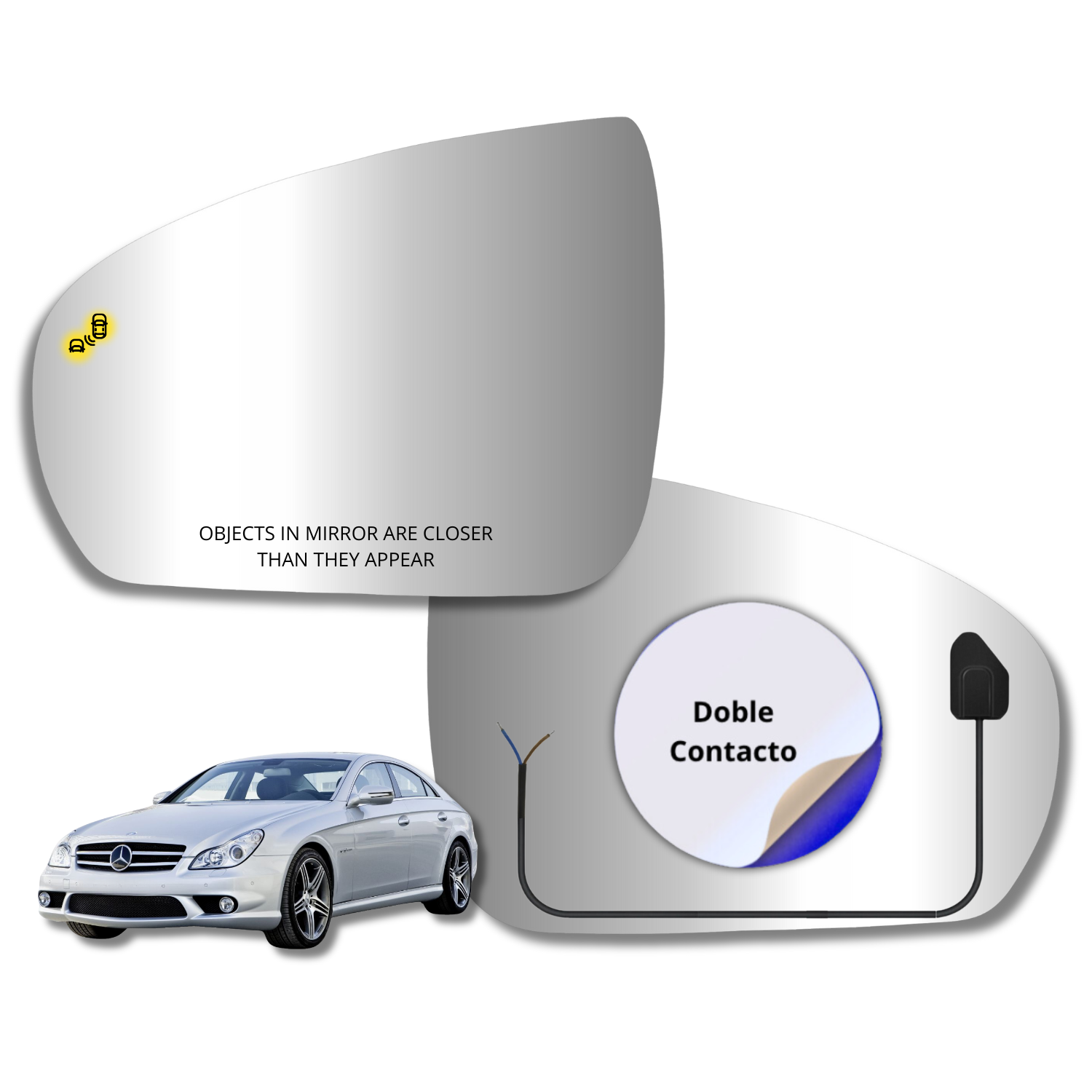 Espejo retrovisor Alternativo Panorámico c/Sensor Mercedes Benz CLS c219 2008-2011