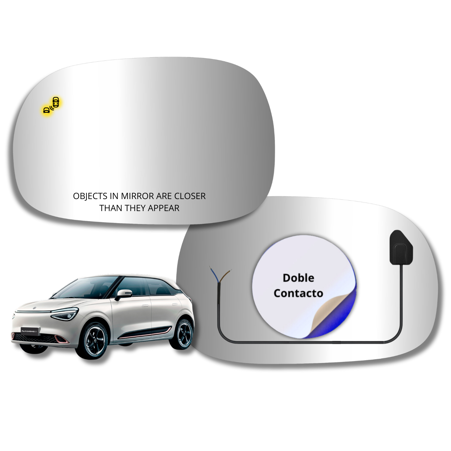 Espejo retrovisor Alternativo Panorámico Nammi 001 2024-2027 - AutoVidriosRobin