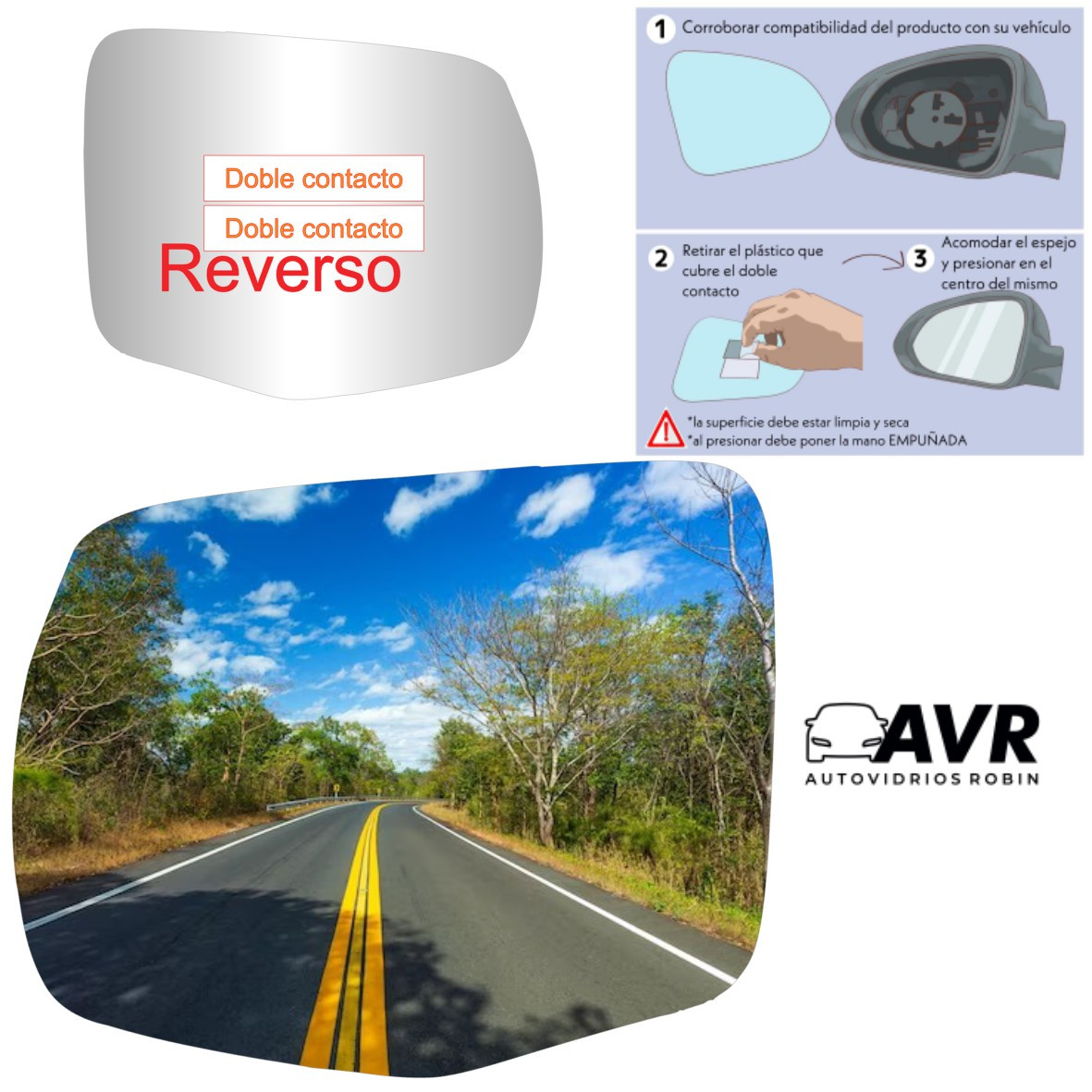 Espejo retrovisor Original Honda Ridgeline 2015-2022 - AutoVidriosRobin