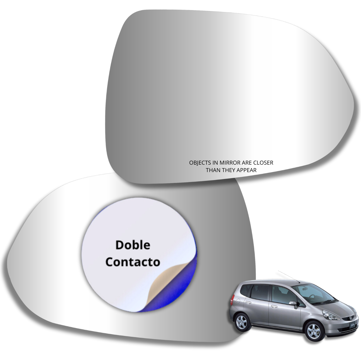 Espejo retrovisor Alternativo Panorámico Honda Fit 2000-2008 - AutoVidriosRobin