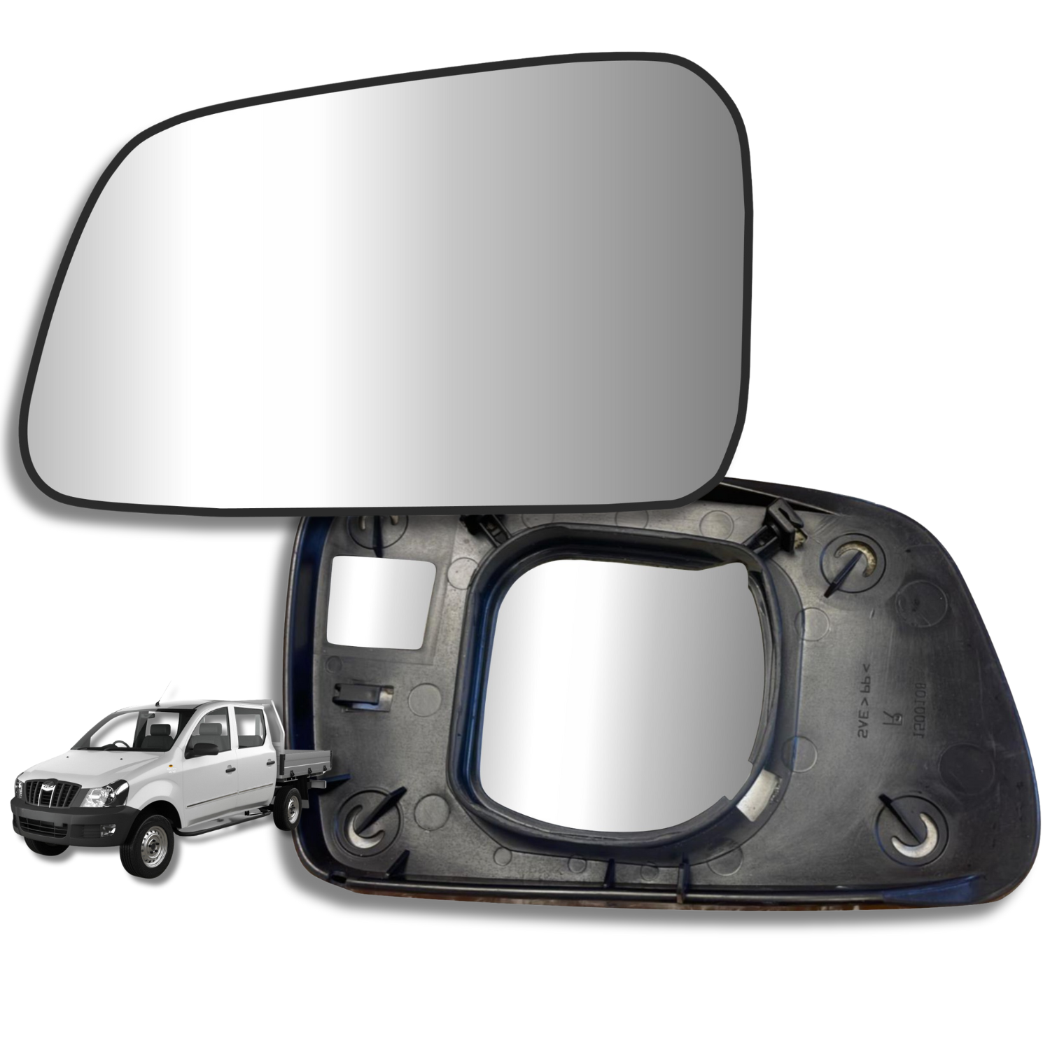 Espejo retrovisor Original Mahindra Genio 2009-2016 - AutoVidriosRobin