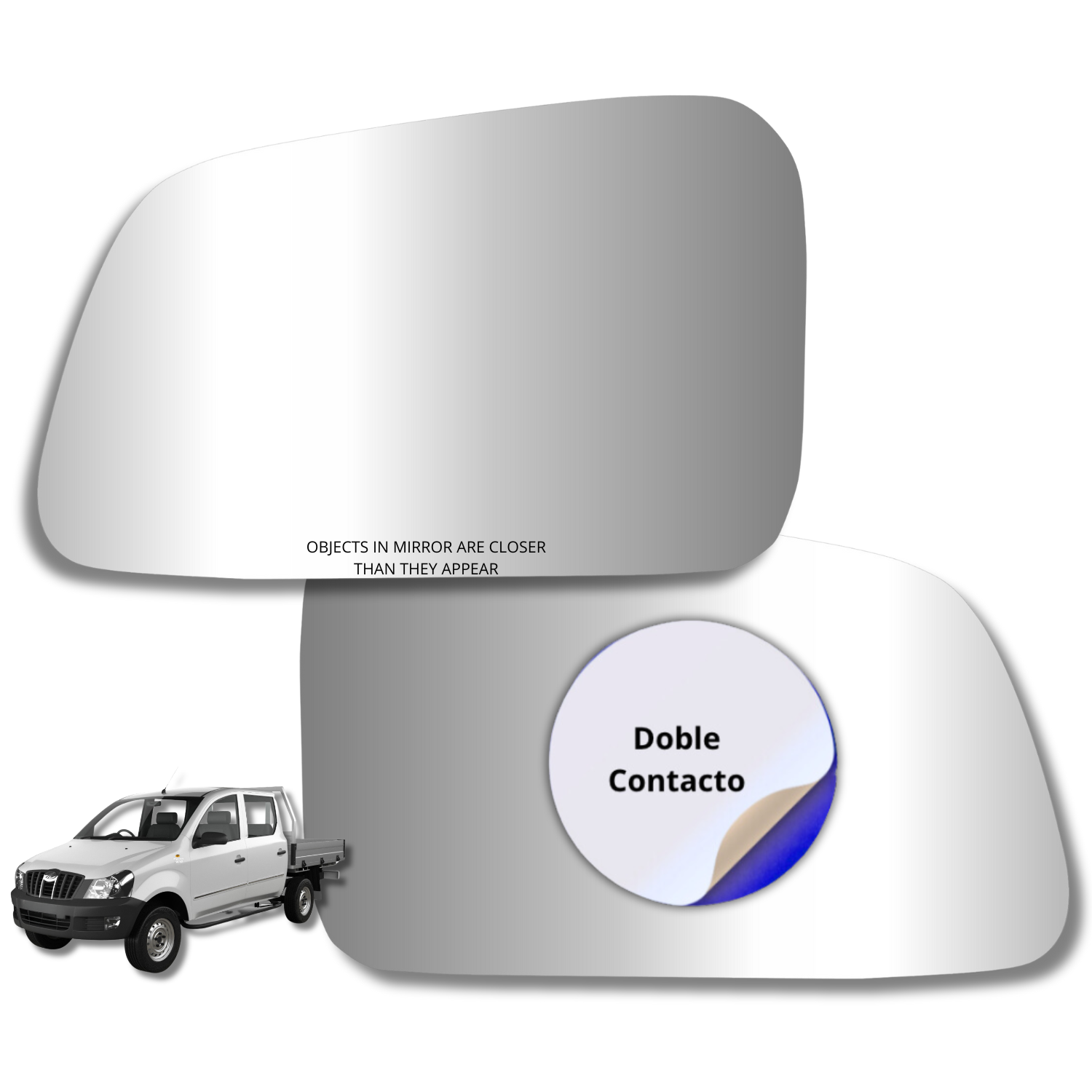 Espejo retrovisor Original Mahindra Genio 2009-2016 - AutoVidriosRobin