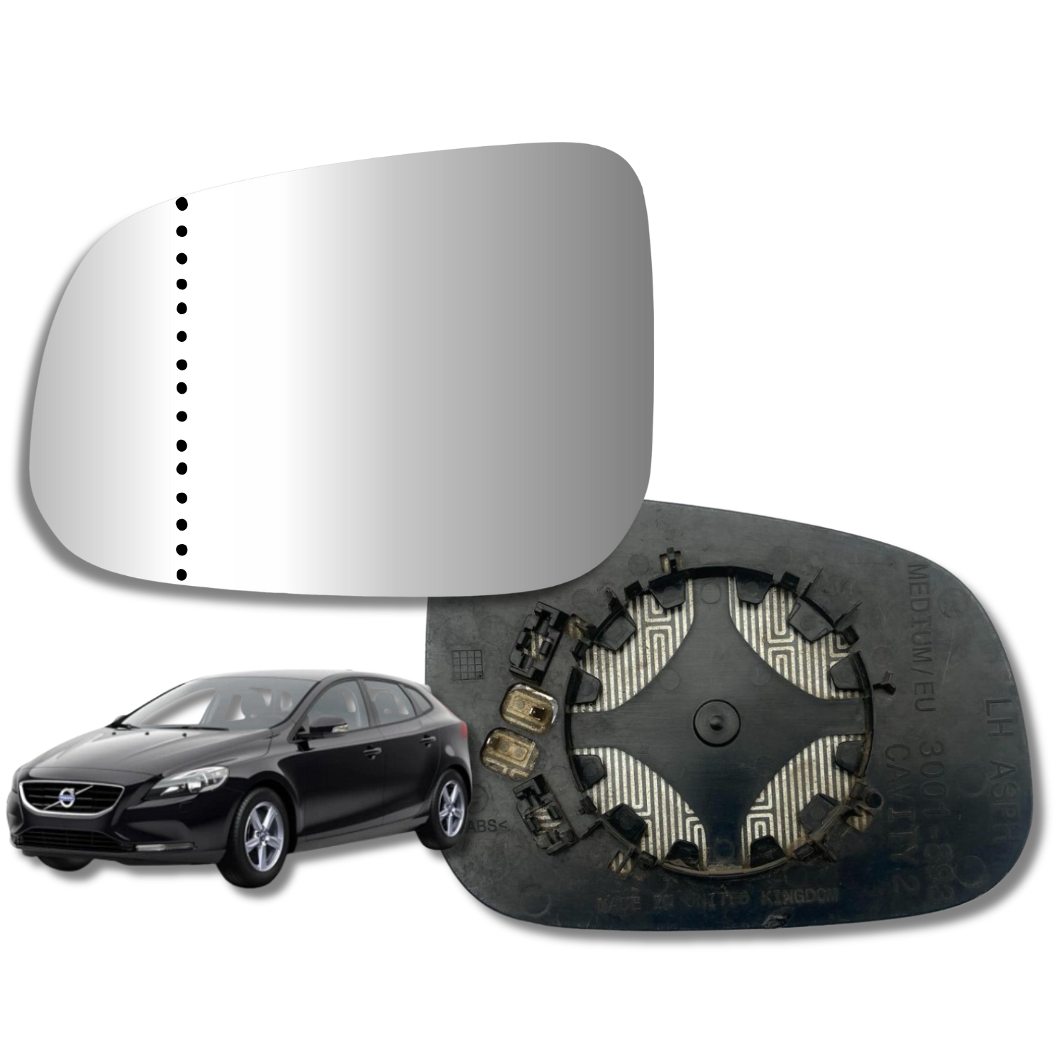 Espejo retrovisor Alternativo Panorámico c/Sensor Volvo S60 2012-2022 - AutoVidriosRobin