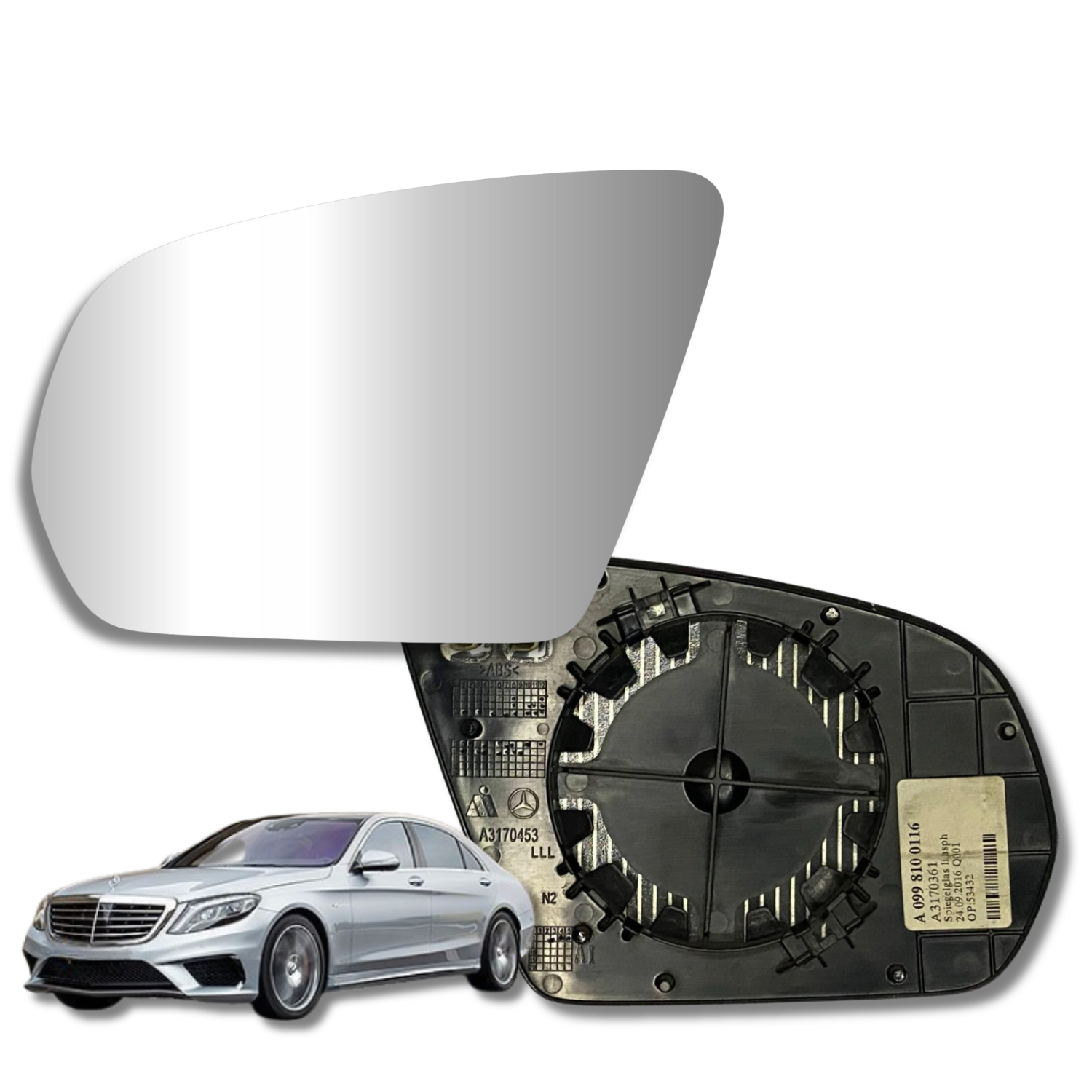 Espejo retrovisor Alternativo Panorámico Mercedes Benz Clase C 2014-2022 - AutoVidriosRobin