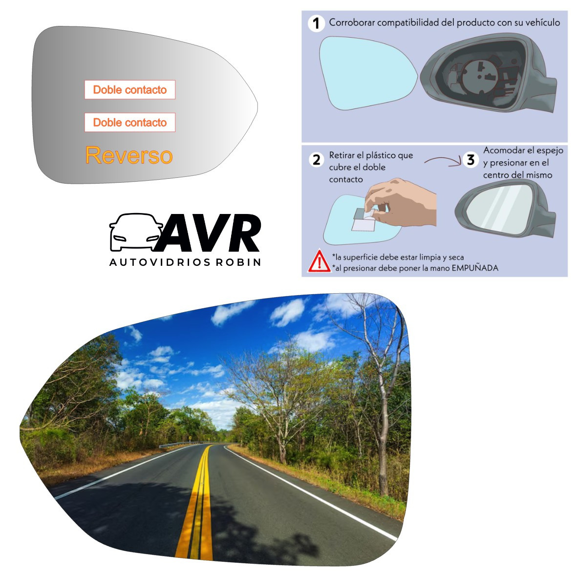 Espejo retrovisor Original Jac S2 2016-2022 - AutoVidriosRobin
