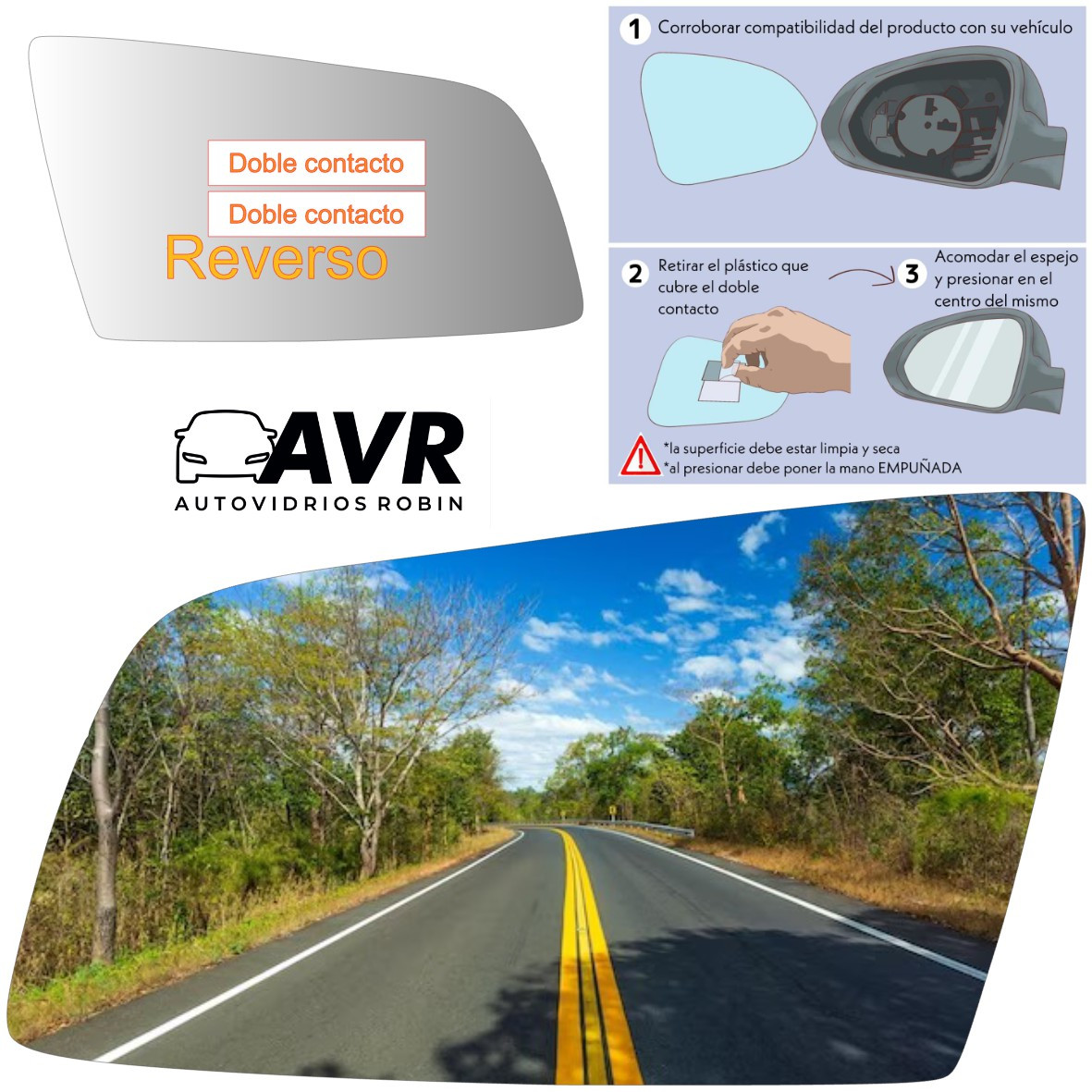 Espejo retrovisor Original BMW S5 (E60) S6 (64) 2003-2010 - AutoVidriosRobin