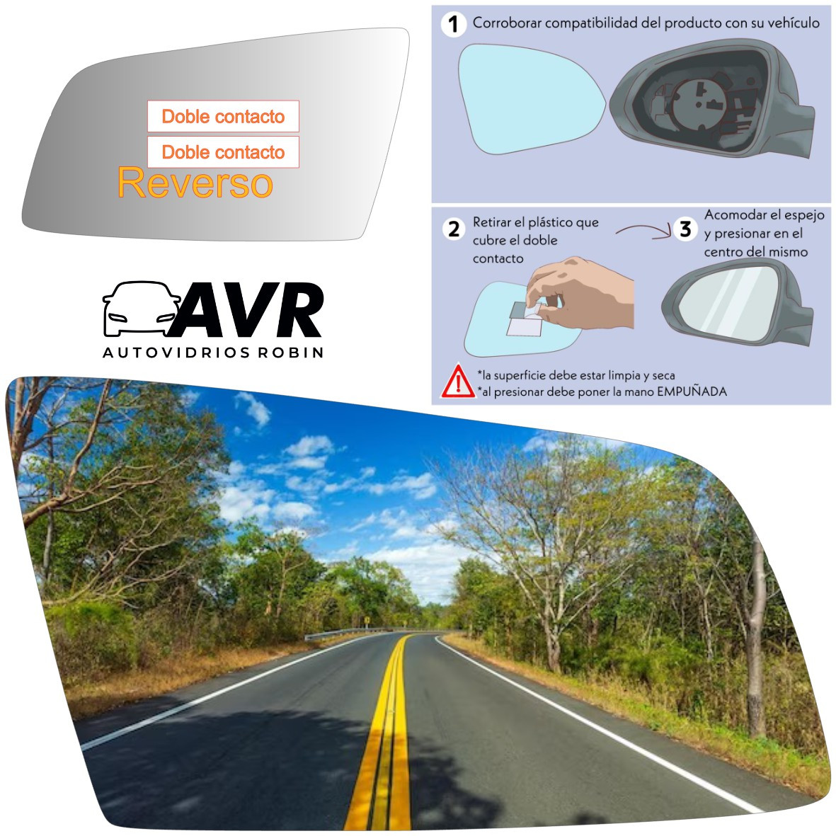 Espejo retrovisor Original BMW S5 (E60) S6 (64) 2003-2010 - AutoVidriosRobin