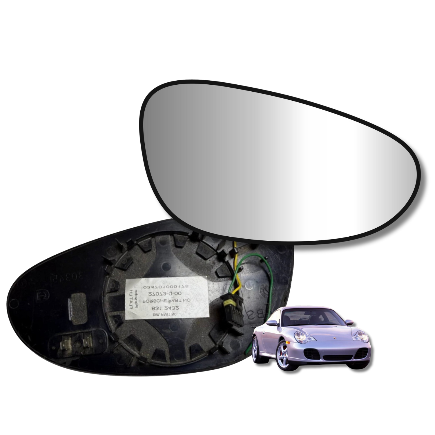 Espejo retrovisor Alternativo Panorámico Porsche 911 1997-2005