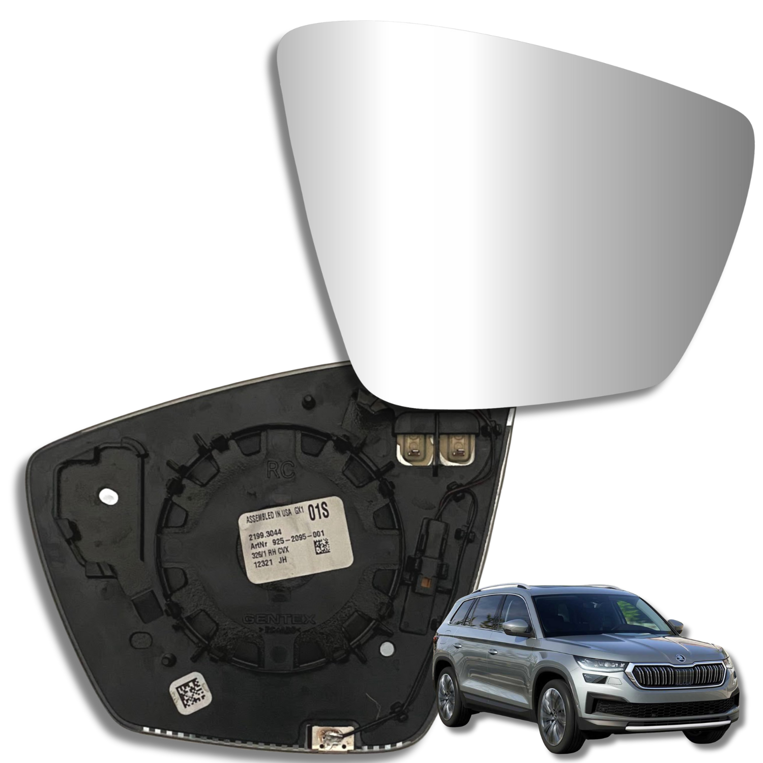 Espejo retrovisor Alternativo Panorámico c/Sensor Skoda KodiaQ 2018-2024 - AutoVidriosRobin
