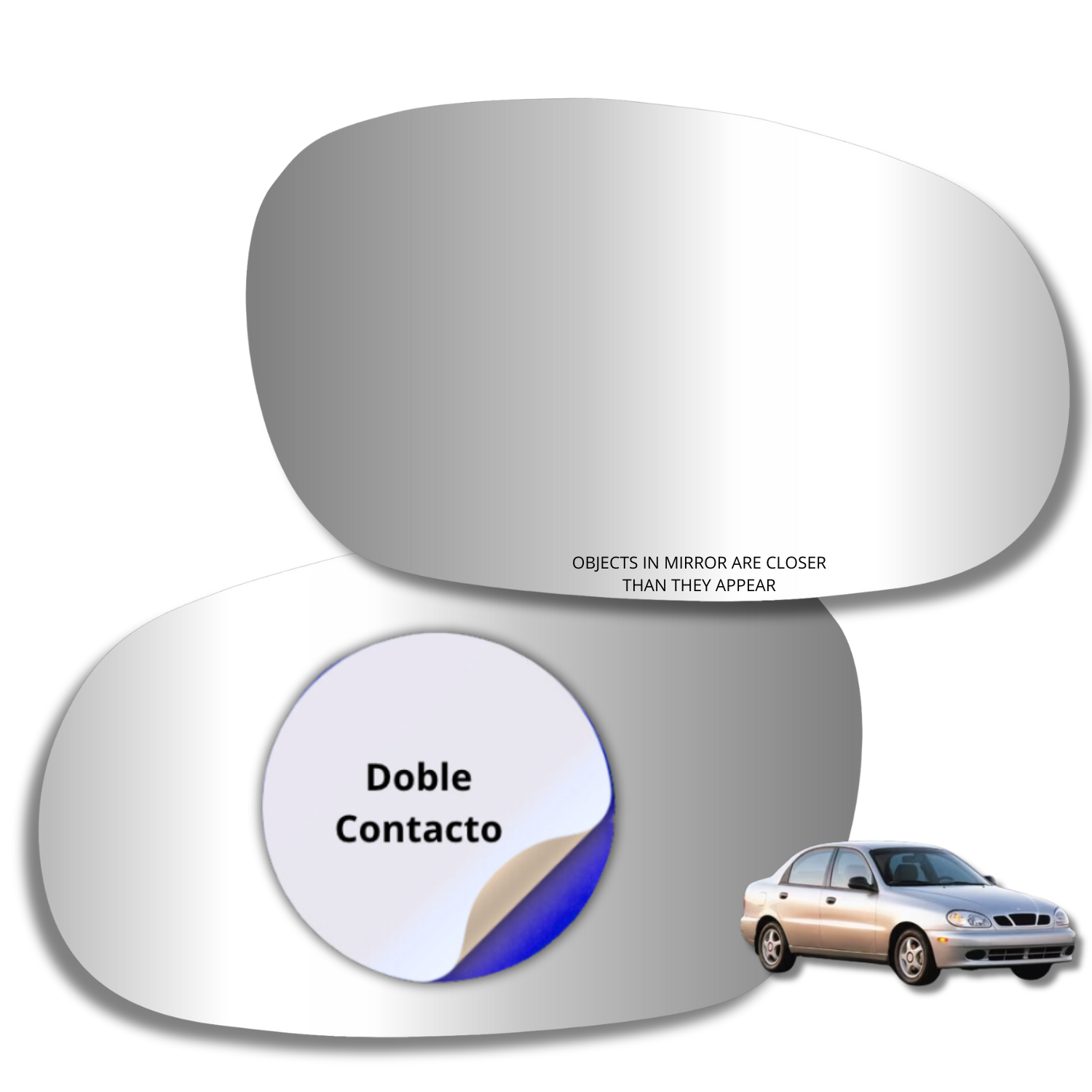 Espejo retrovisor Alternativo Panorámico Daewoo Lanos 1997-2002 - AutoVidriosRobin