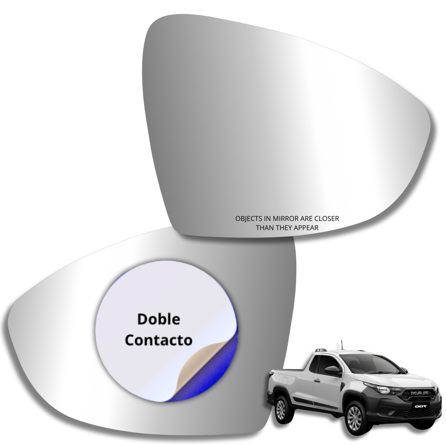 Espejo retrovisor Alternativo Panorámico Fiat Strada Trekking 2017-2020 - AutoVidriosRobin