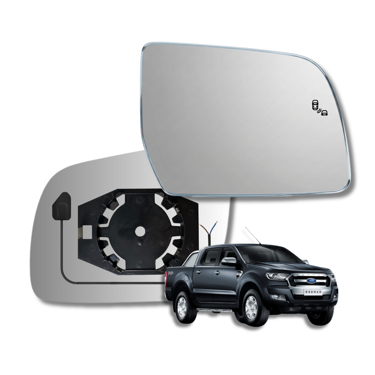 Espejo retrovisor Original Mazda BT-50 2013-2021 - AutoVidriosRobin