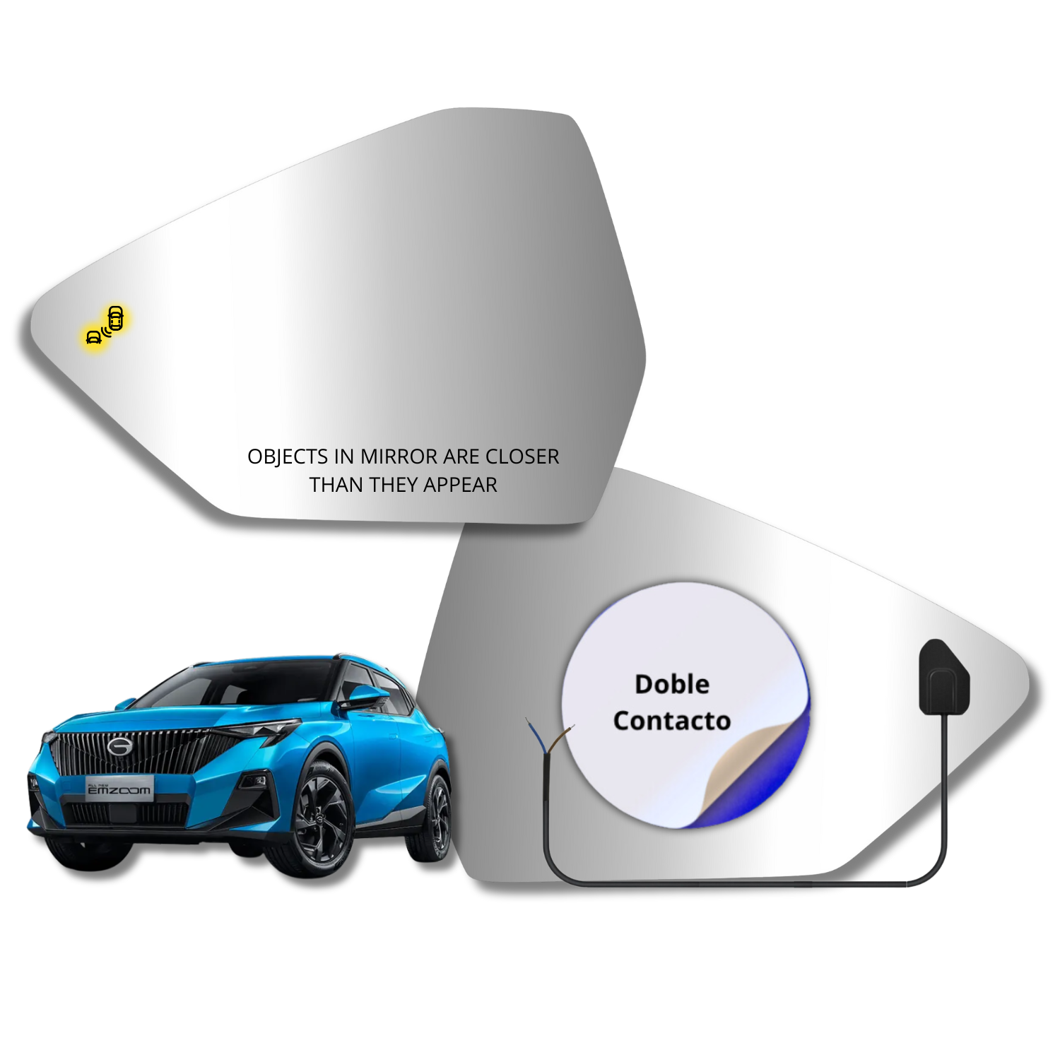 Espejo retrovisor Alternativo Panorámico Gac Emzoom 2023-2026 - AutoVidriosRobin