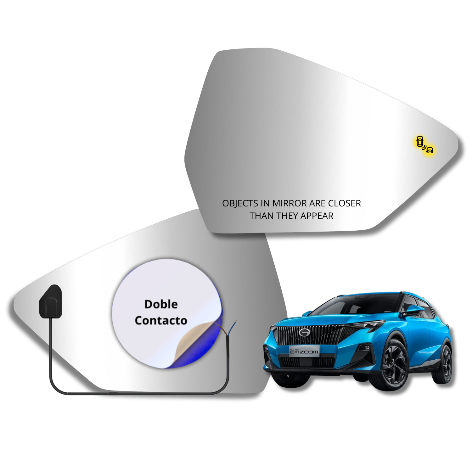 Espejo retrovisor Alternativo Panorámico Gac Emzoom 2023-2026 - AutoVidriosRobin