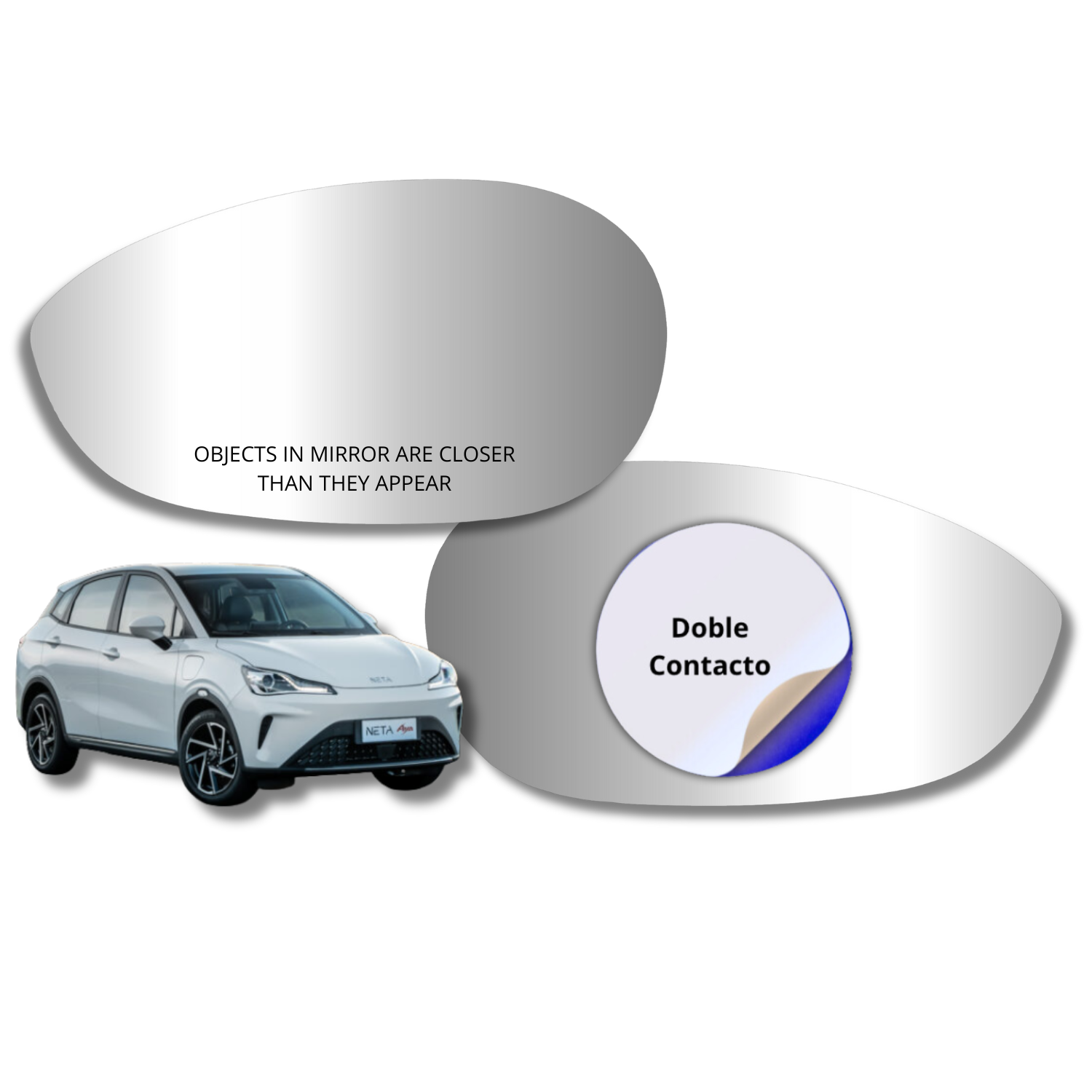 Espejo retrovisor Alternativo Panorámico Neta Aya 2025-2027 - AutoVidriosRobin