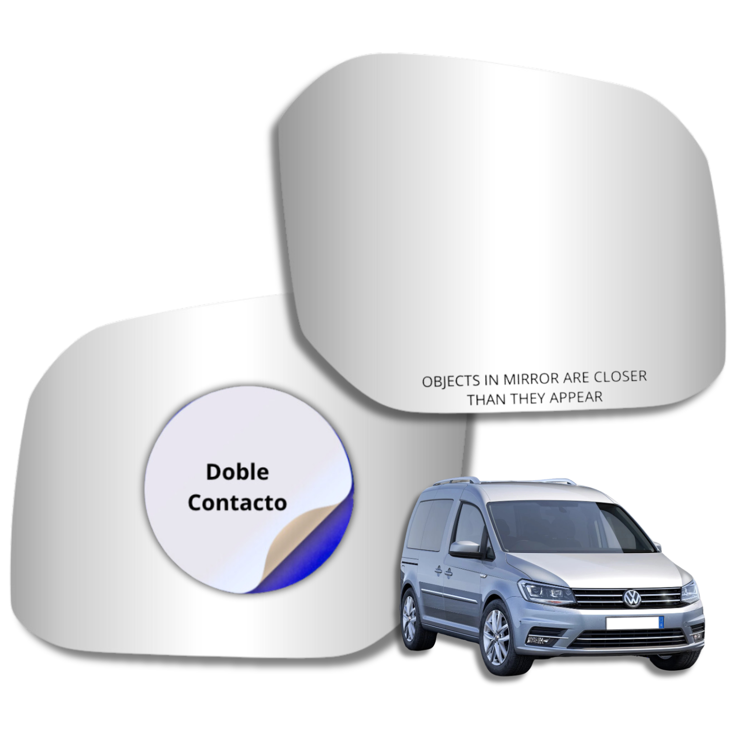 Espejo retrovisor Alternativo Panorámico Volkswagen Caddy 2015-2019 - AutoVidriosRobin