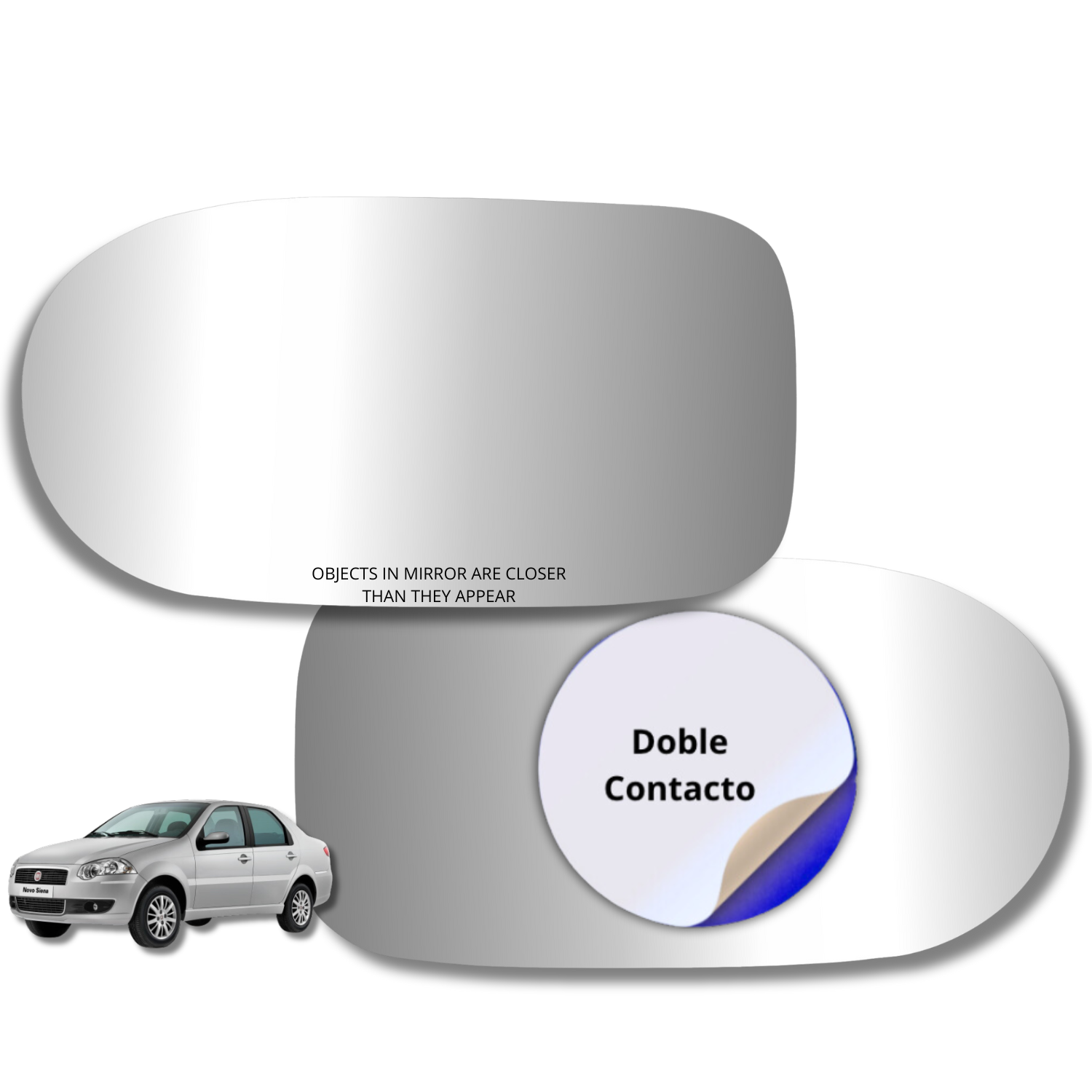 Espejo retrovisor Original Fiat Strada 2009-2016 - AutoVidriosRobin