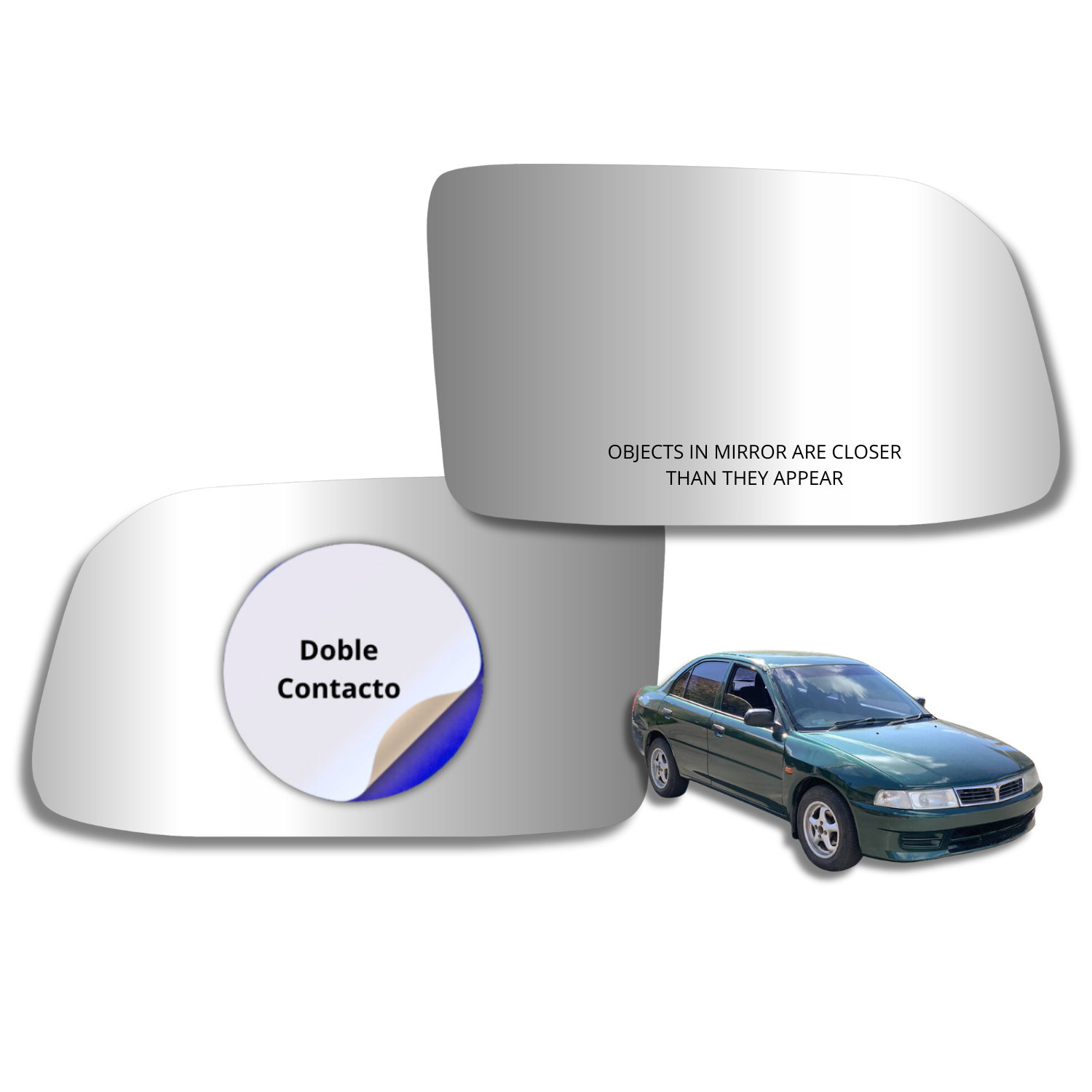 Espejo retrovisor Alternativo Panorámico Mitsubishi Mirage 1995-2001 - AutoVidriosRobin
