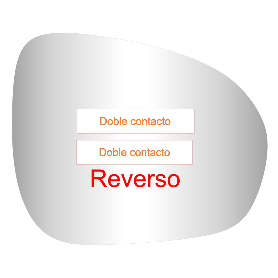 Espejo retrovisor Alternativo Panorámico c/Sensor Fiat 500X 2014-2023 - AutoVidriosRobin