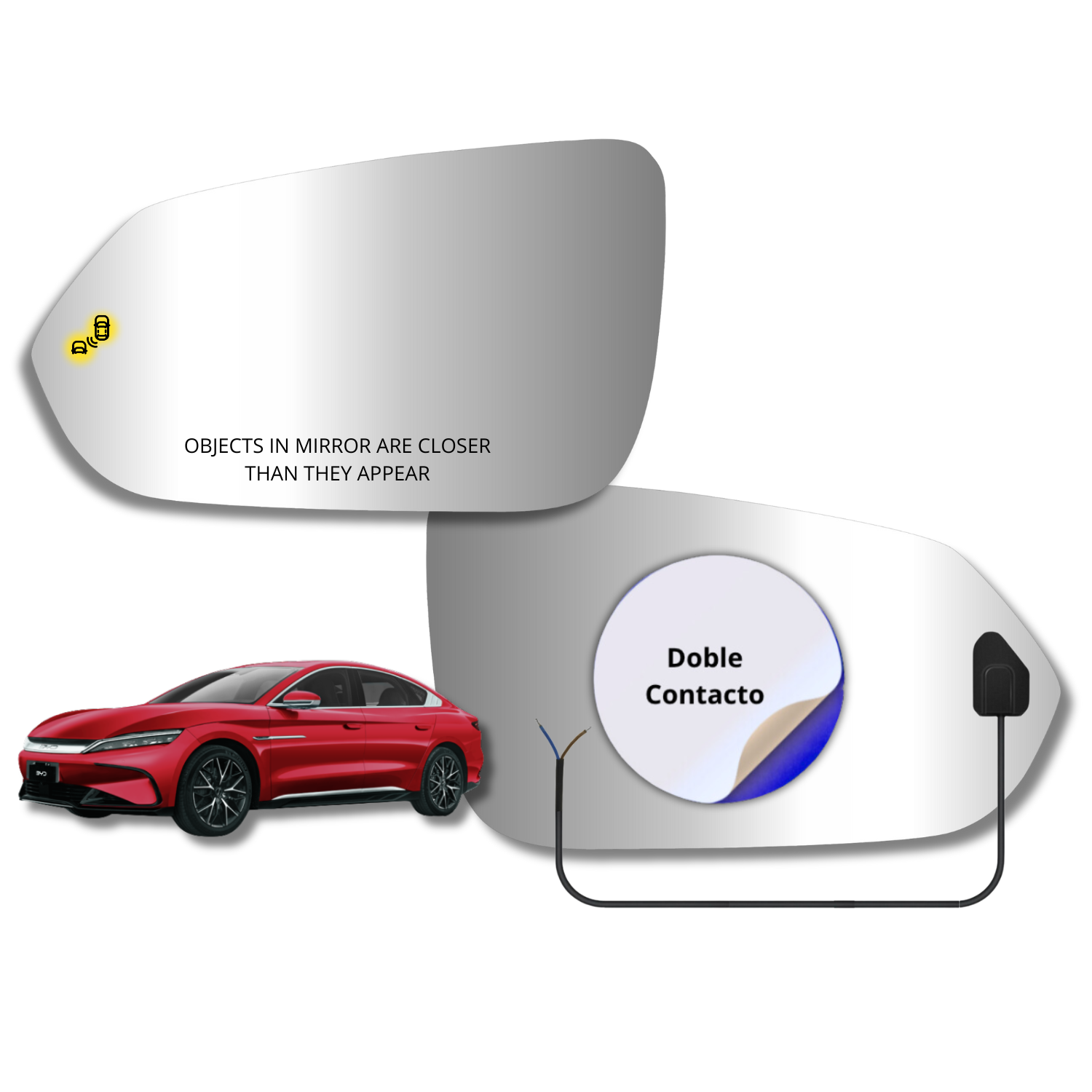 Espejo retrovisor Original BYD Han 2022-2026 - AutoVidriosRobin
