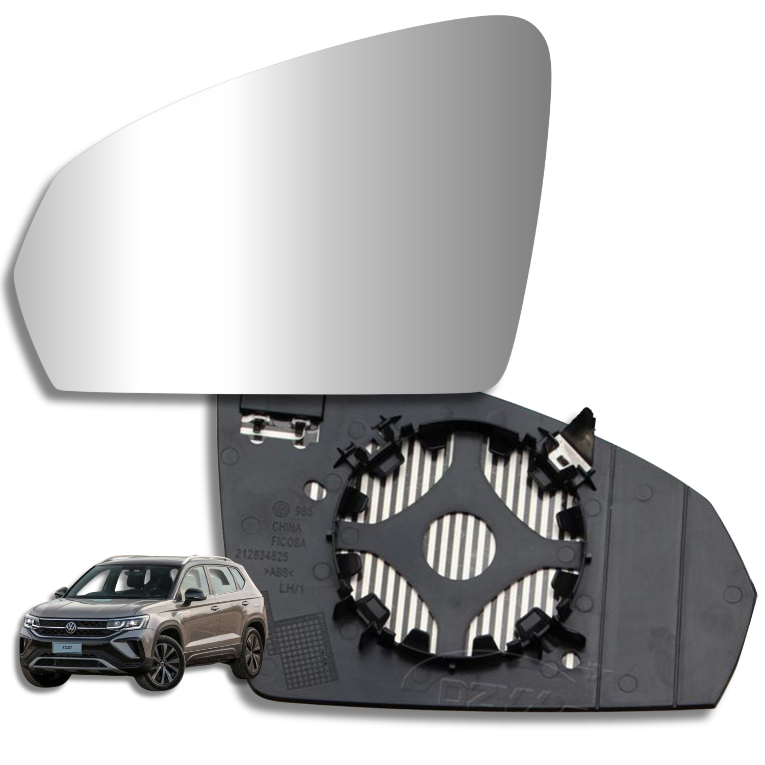 Espejo retrovisor Alternativo Panorámico c/Sensor Volkswagen Taos 2021-2023 - AutoVidriosRobin