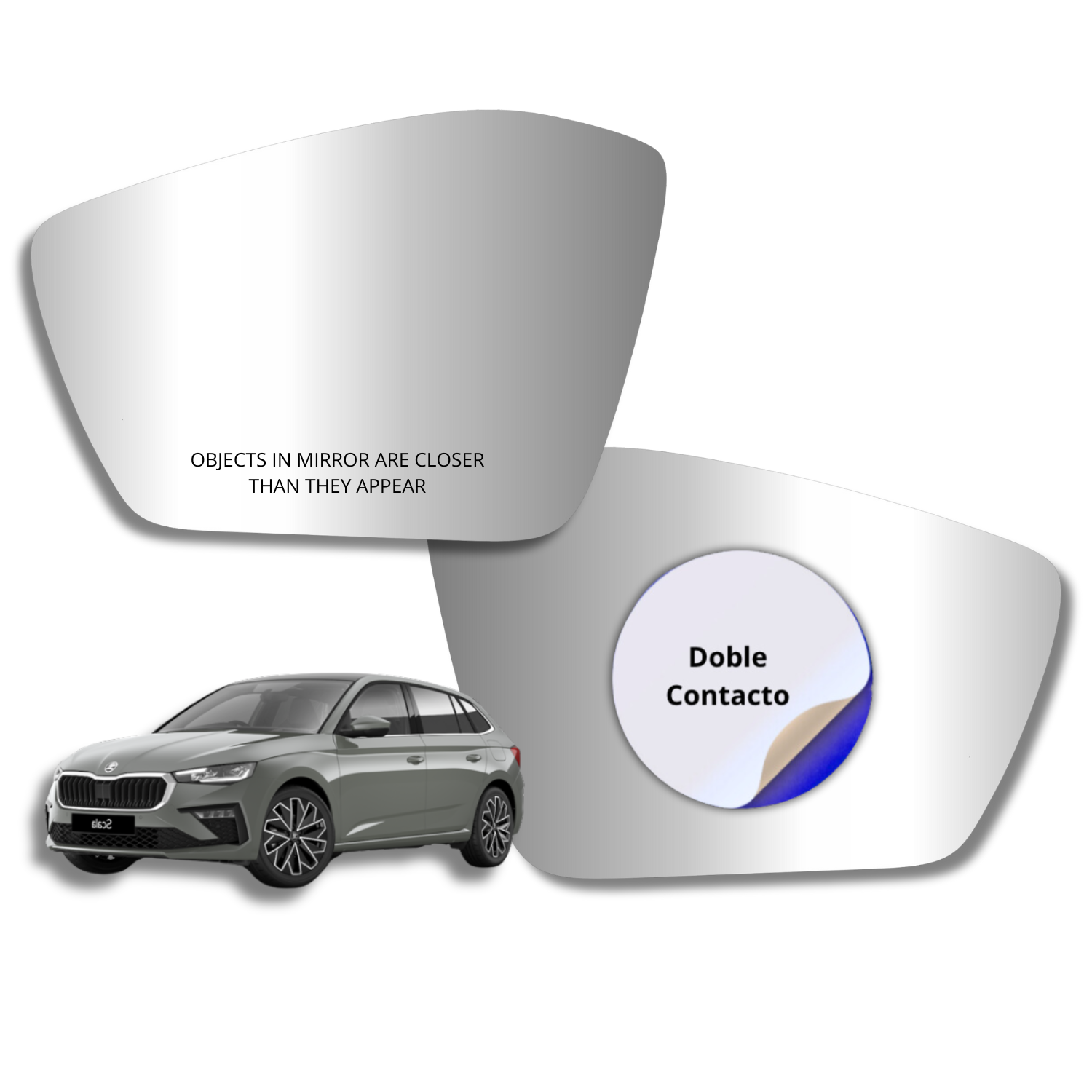Espejo retrovisor Alternativo Panorámico Skoda Scala 2020-2024 - AutoVidriosRobin