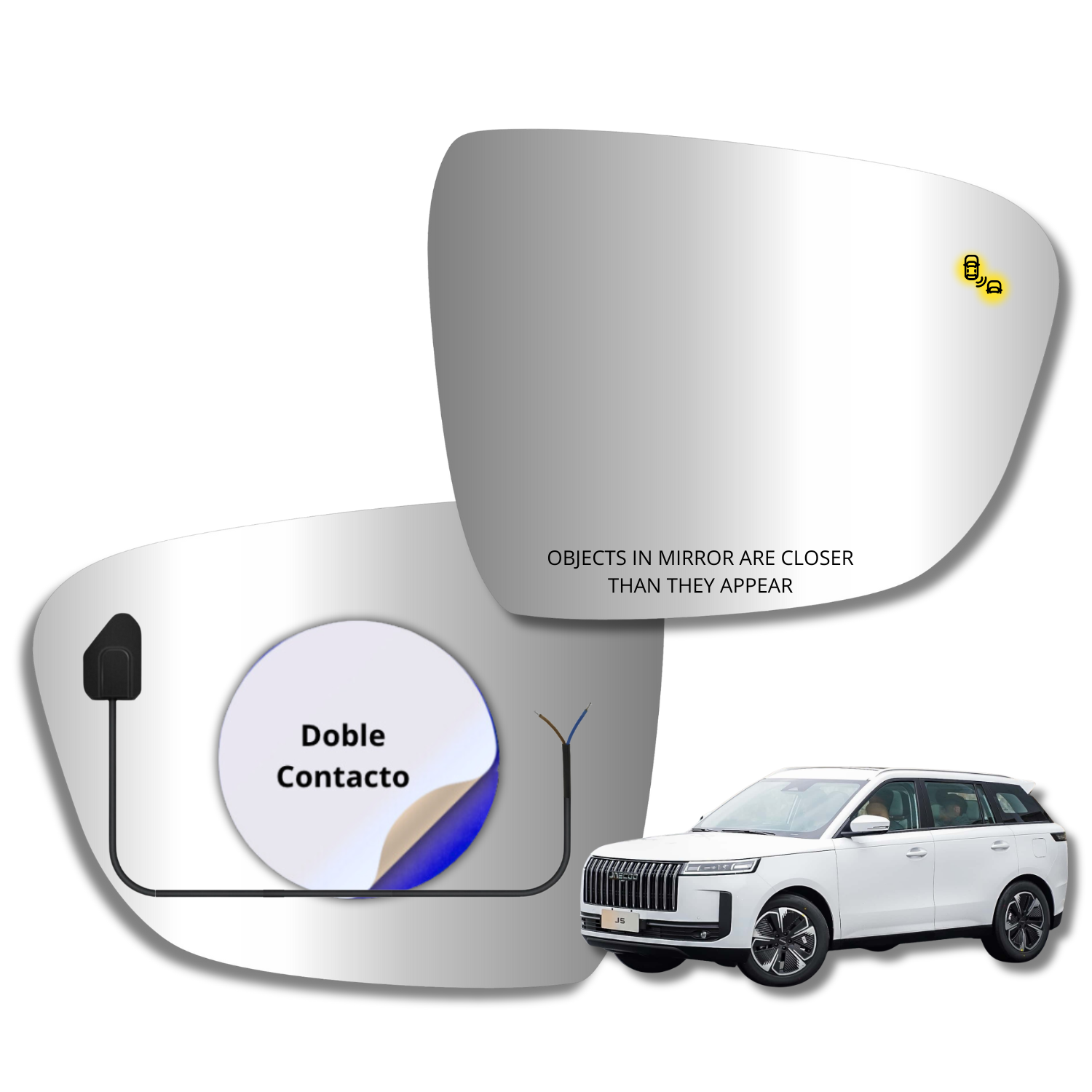 Espejo retrovisor Original Jaecoo 5 2025-2027 - AutoVidriosRobin