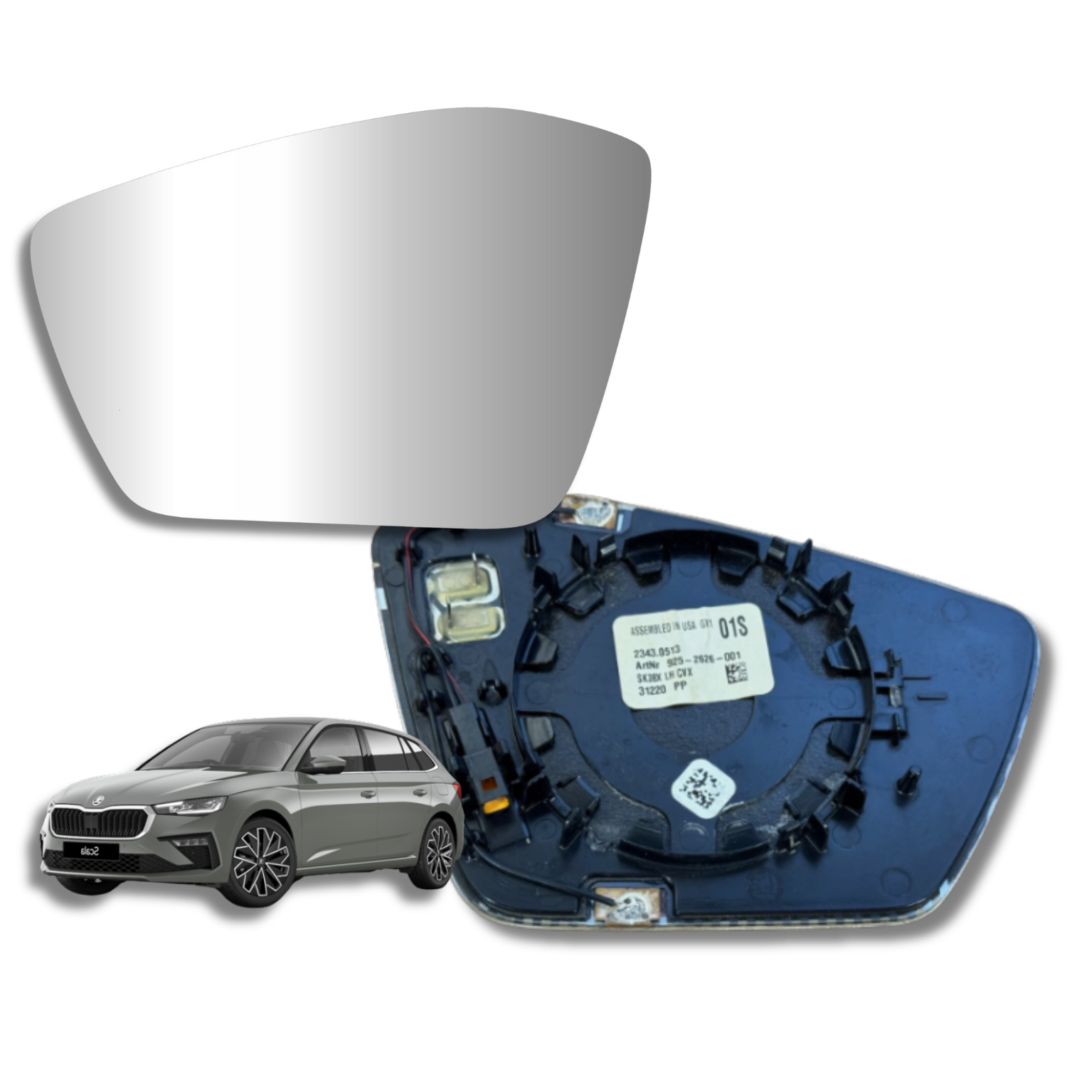 Espejo retrovisor Alternativo Panorámico Skoda Enyaq 2023-2025 - AutoVidriosRobin