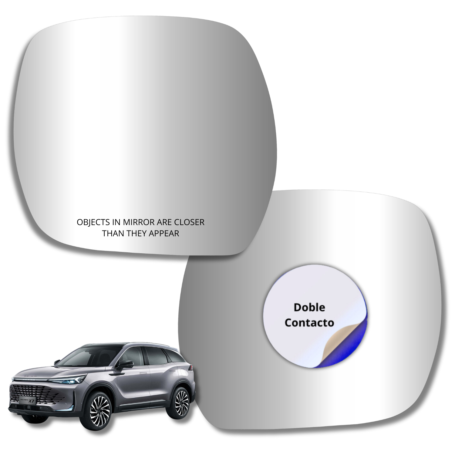 Espejo retrovisor Alternativo Panorámico Baic X7 2023-2026 - AutoVidriosRobin