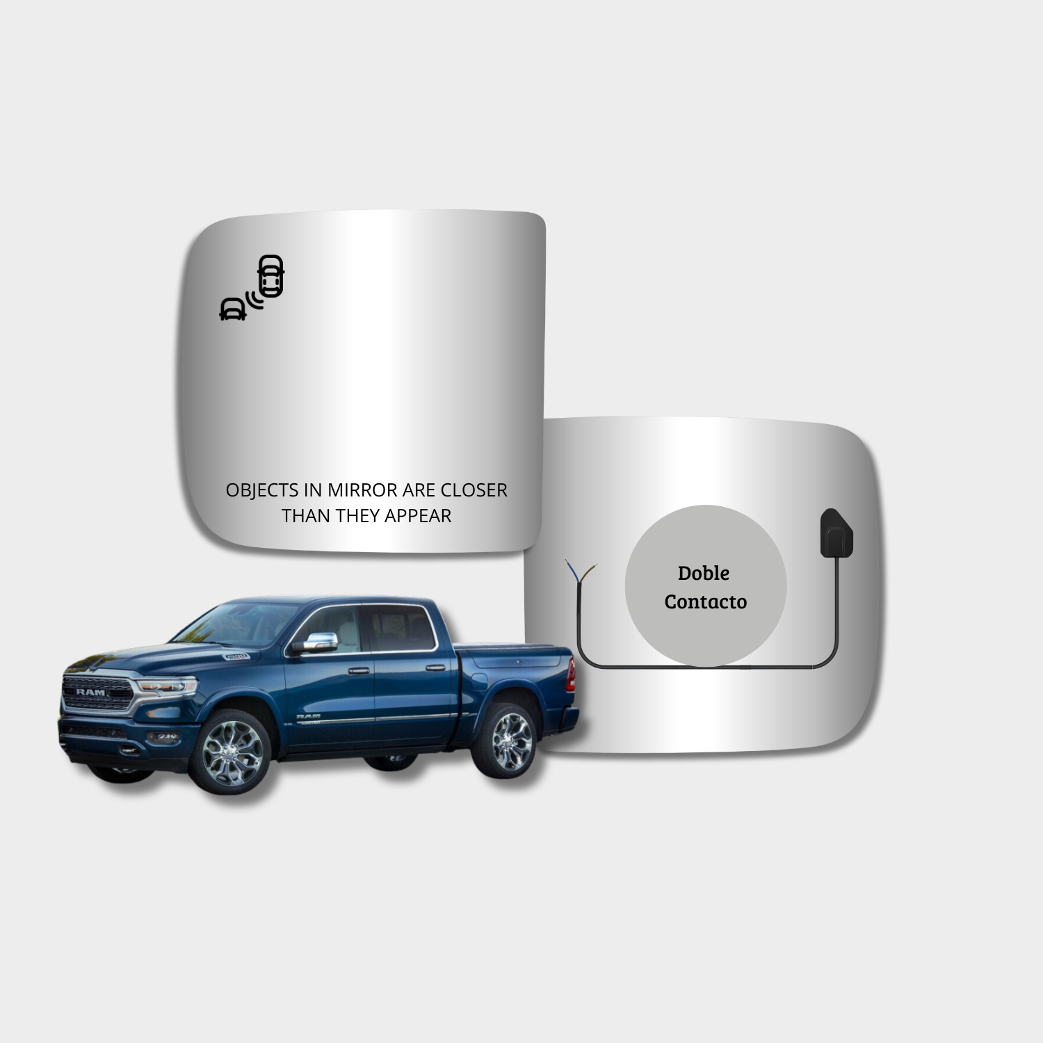 Espejo retrovisor Original RAM 1500 2020-2023
