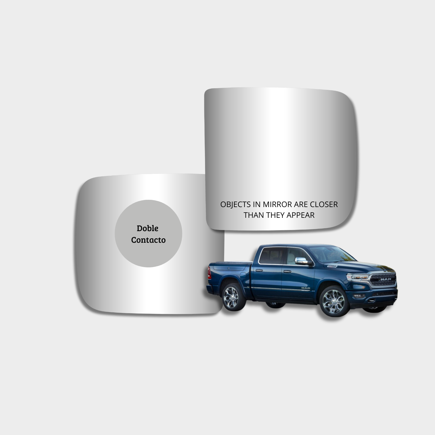 Espejo retrovisor Original RAM 1500 2020-2023 - AutoVidriosRobin