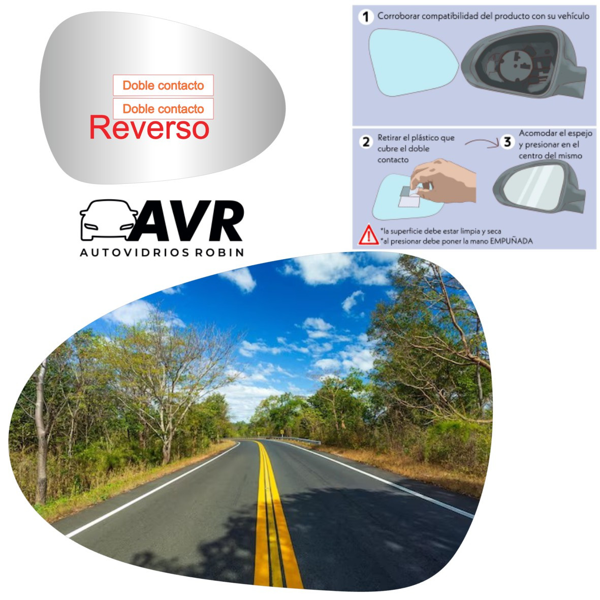 Espejo retrovisor Original Jac J3 2013-2018