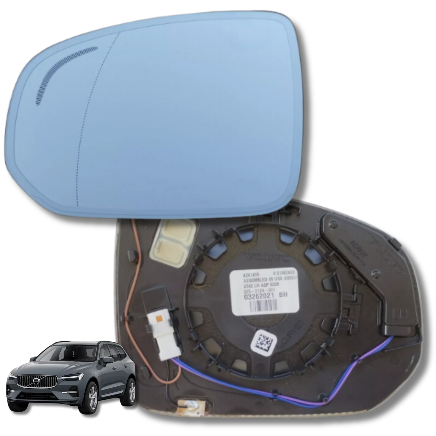 Espejo retrovisor Original Volvo XC60 2018-2022 - AutoVidriosRobin