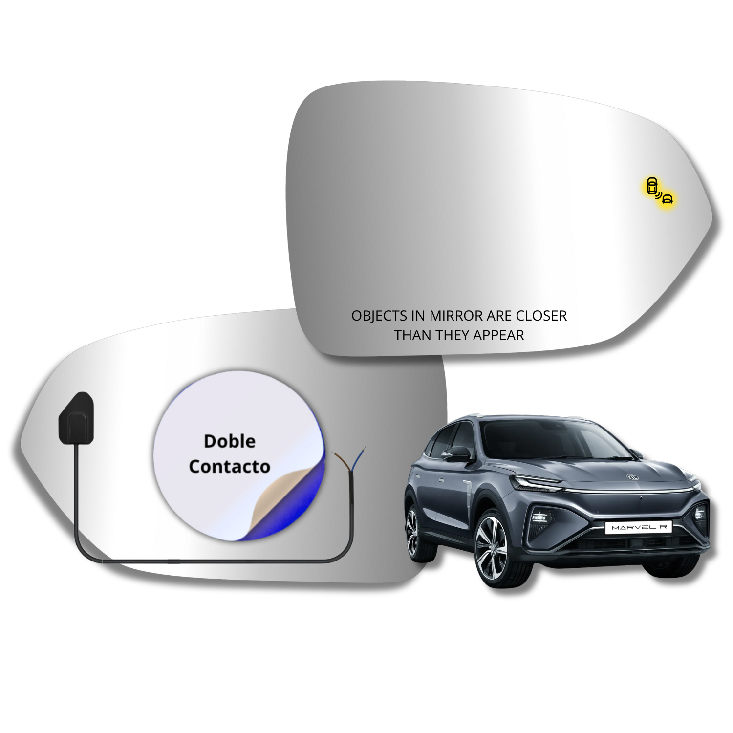 Espejo retrovisor Original MG Marvel R 2023-2026 - AutoVidriosRobin