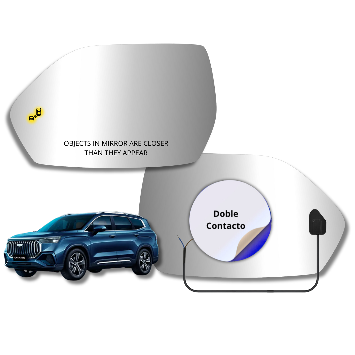 Espejo retrovisor Original Geely Okavango 2024-2027 - AutoVidriosRobin