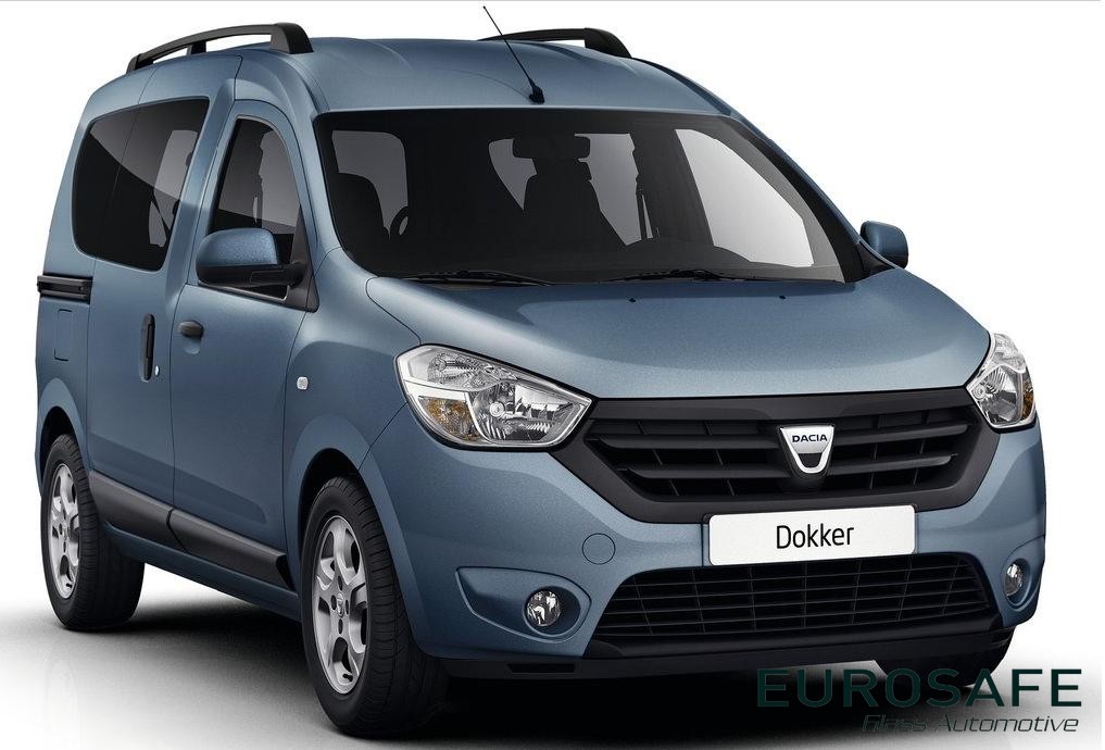 Vidrio Puerta Delantera Renault Dokker 2P 2Perf 2013 Verde