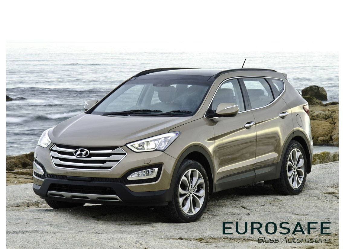 Vidrio Puerta Delantera Hyundai Santa FE Suv 5P 2013 Verde