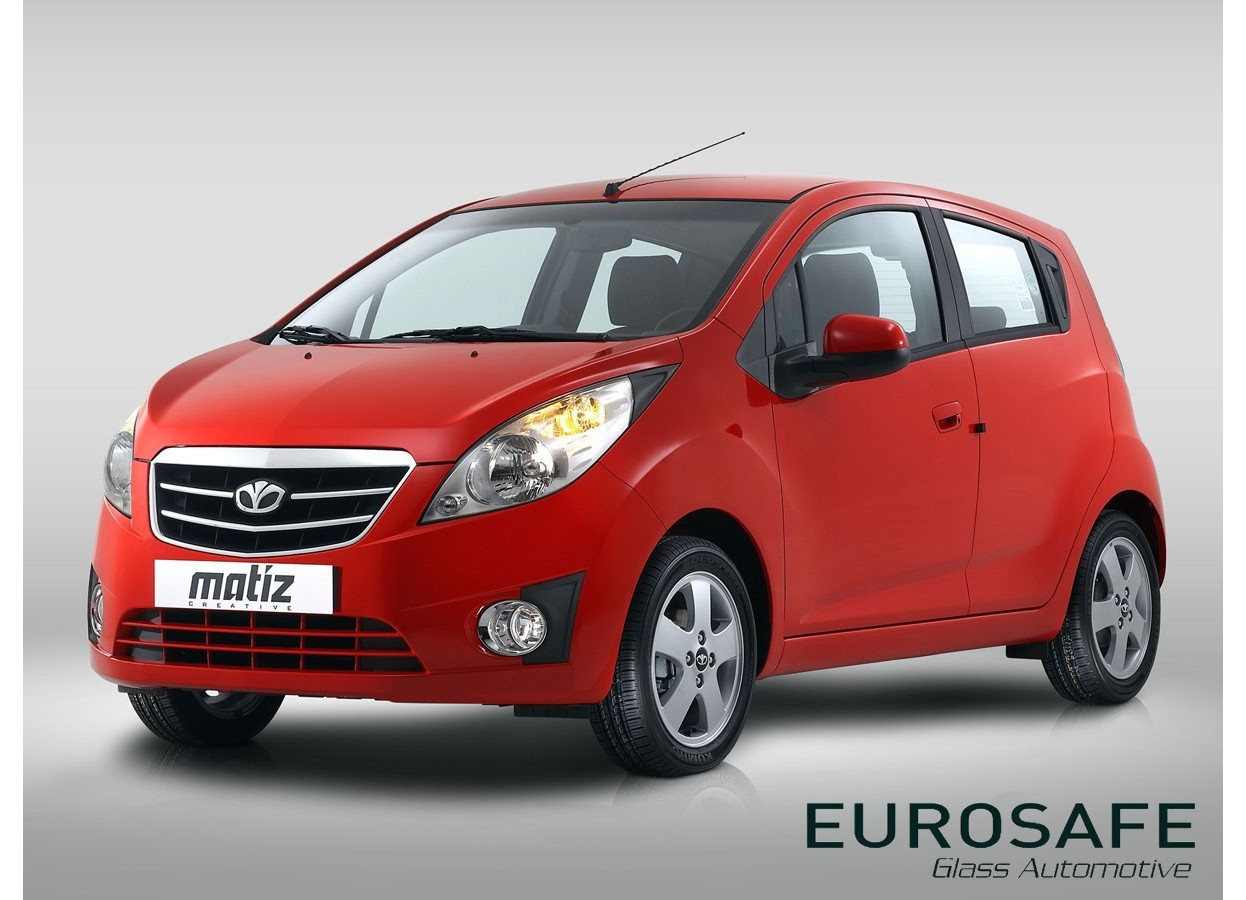 Vidrio Puerta Trasera Chevrolet Spark GT 5P 2Perf 2011 Verde - AutovidriosRobin