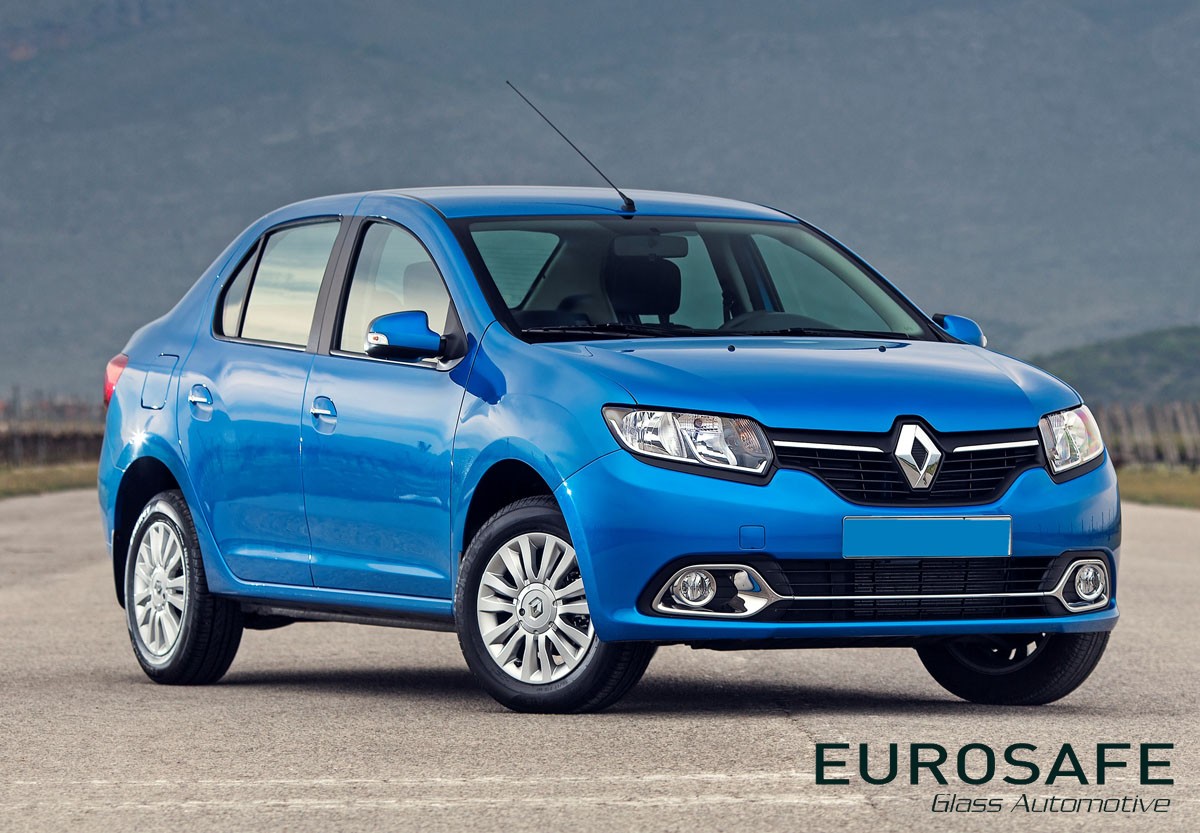 Vidrio Puerta Trasera Renault Symbol 4P 2Perf 2013 Verde