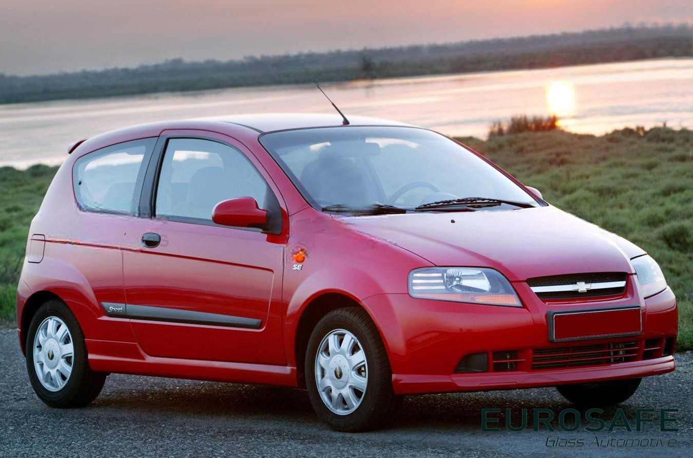 Vidrio Puerta Delantera Chevrolet Aveo I/ii 3P 2Perf 2004 Verde