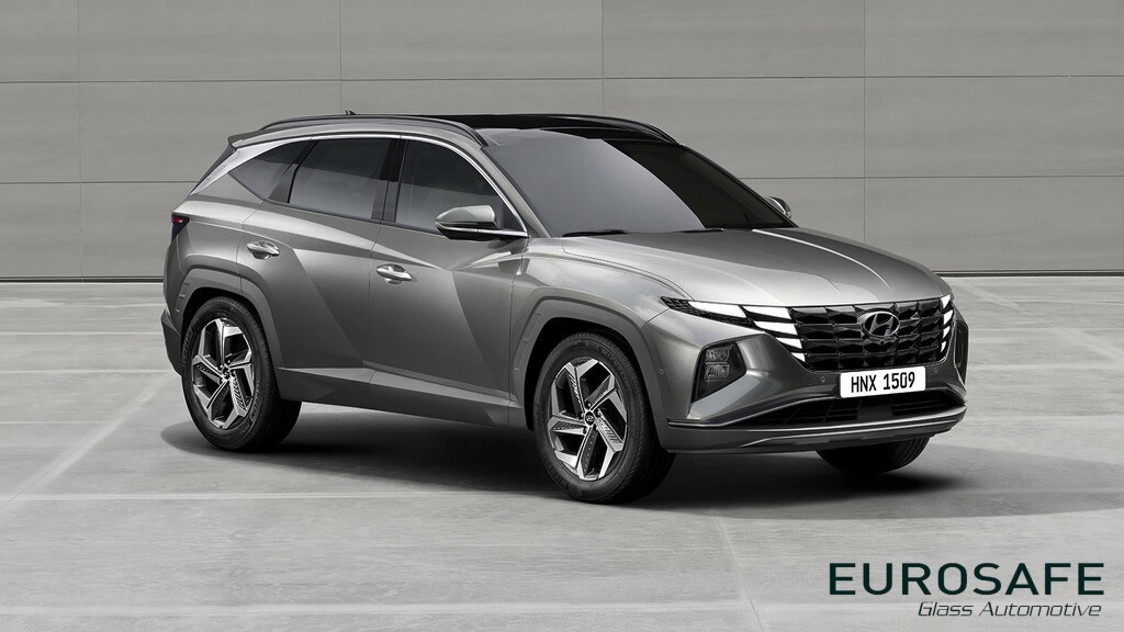Vidrio Puerta Delantera Hyundai Tucson Long Size 5P 2021 Verde
