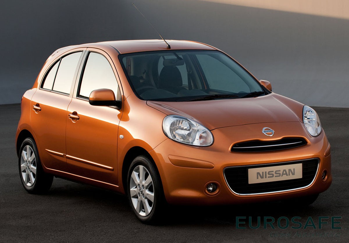 Vidrio Puerta Trasera Nissan March 5P 2010 Verde
