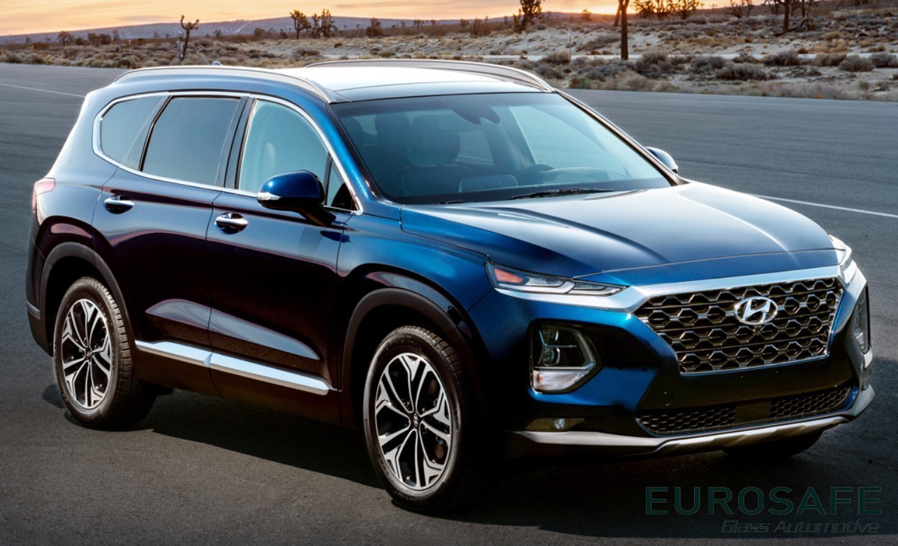 Vidrio Puerta Delantera Hyundai Santa FE 5P 2019 Verde