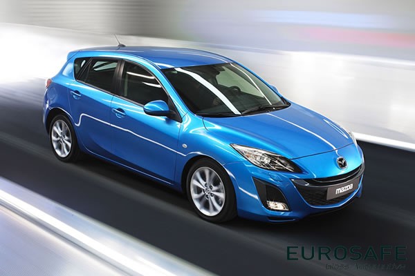 Vidrio Puerta Trasera Mazda 3 5P 1Perf 2009 Verde