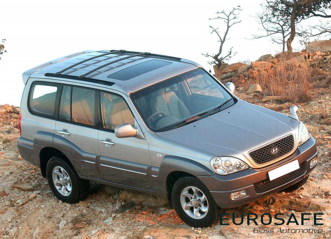 Vidrio Puerta Trasera Hyundai Terracan Suv 5P 2Perf 2002 Verde