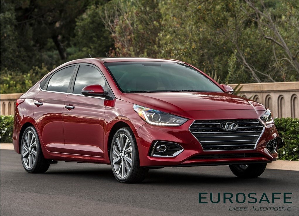 Vidrio Puerta Trasera Hyundai Accent 4P 2018 Verde