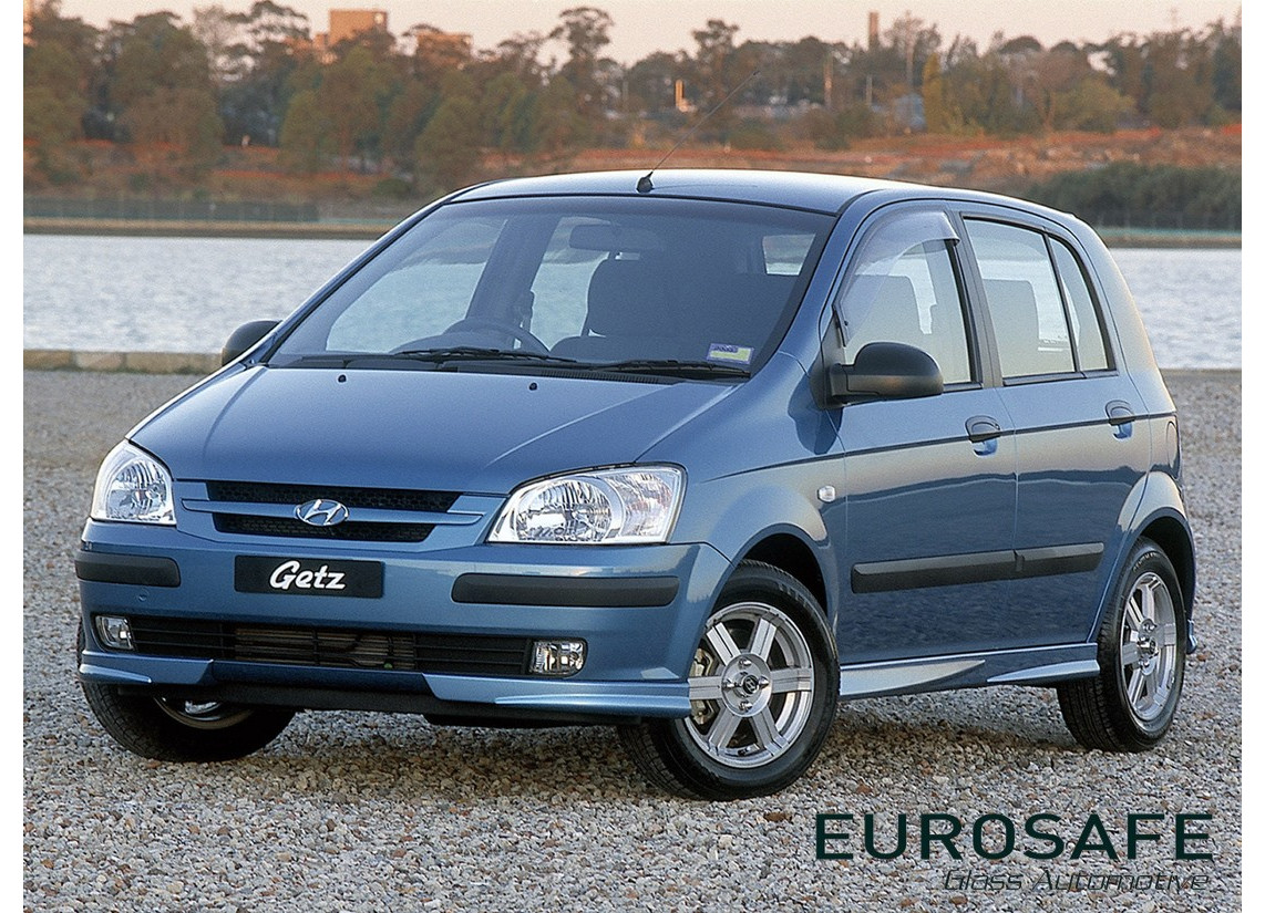 Vidrio Puerta Trasera Hyundai Getz 5P 2002 Verde